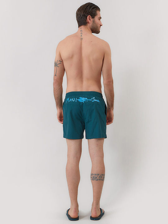 Big Shark Men's Swimwear Shorts Petrol Blue 1065540004-PETROL