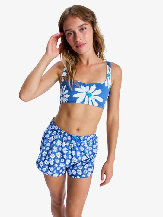 No Bad Waves Bikini Shorts Μπλε