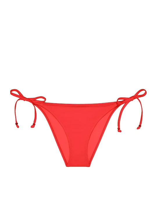 Mix & Match Summer Tai Sd Bikini Slip with Laces Orange