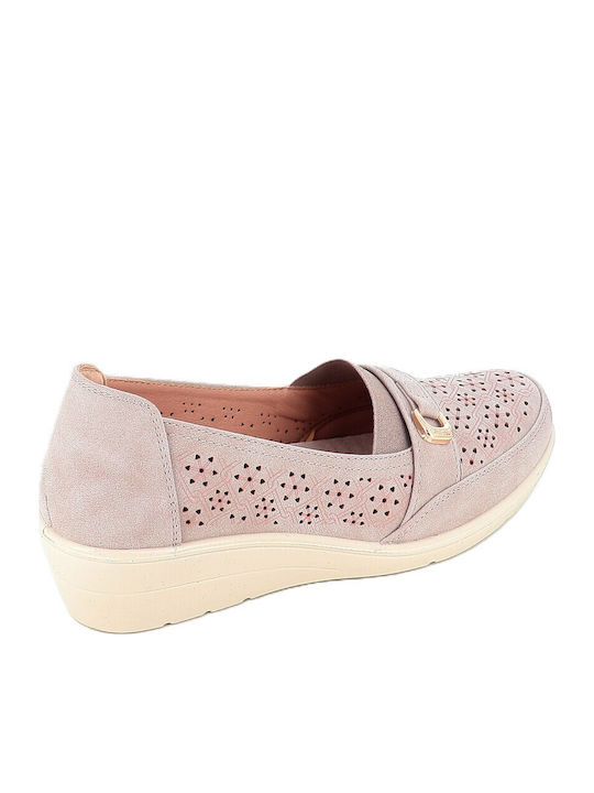 Damen Mokassins in Beige Farbe 242/2505-12_Beige