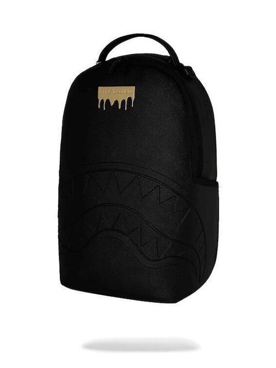 Sprayground Drip Σχολική Τσάντα Πλάτης Μαύρη με Θήκη για Παγούρι
