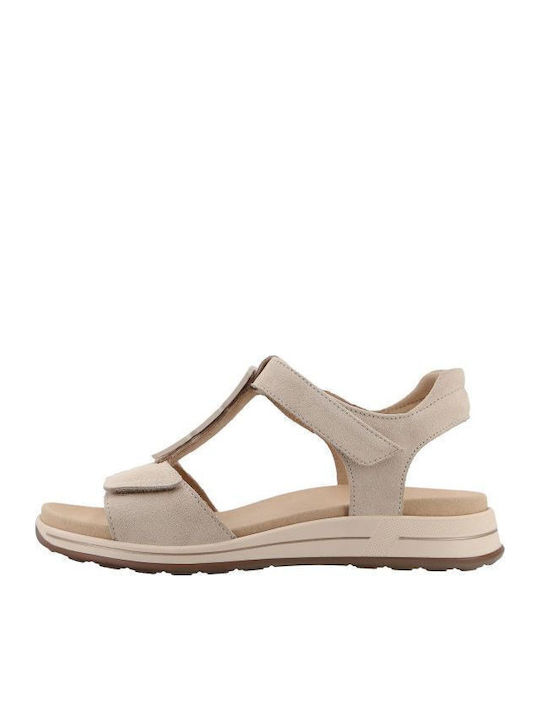 Damen Anatomisch Beige Sandalen