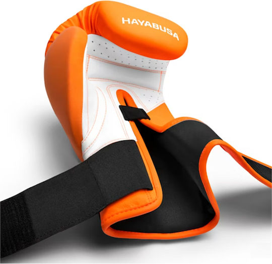 Hayabusa Leather Boxing Gloves for Competition Orange