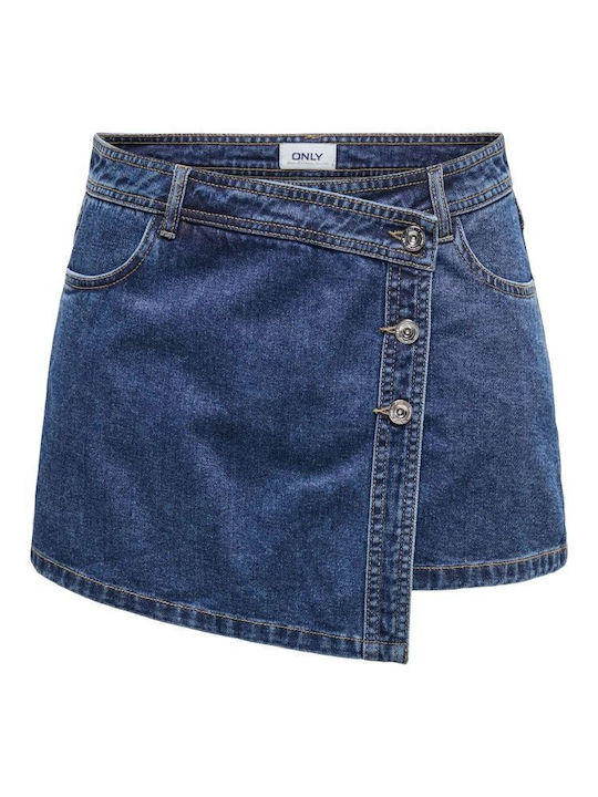 Women's Denim Skorts Navy Blue