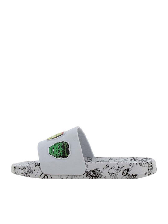 Kids' Flip Flops Slides White