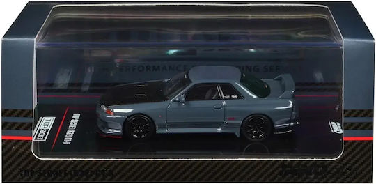 Model Mașină Nissan Top Secret R32 GT-R Stealth Gri Scara 1:64 Inno64