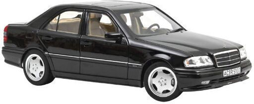 Mercedes-Benz C36 AMG Car Model Obsidian Black Metallic 1993 1:18