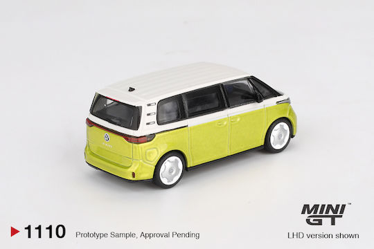 Model Mașină Volkswagen Id.buzz Candy Alb Pomelo Galben 2023 Scara 1:64 Mini GT Mgt01110-l