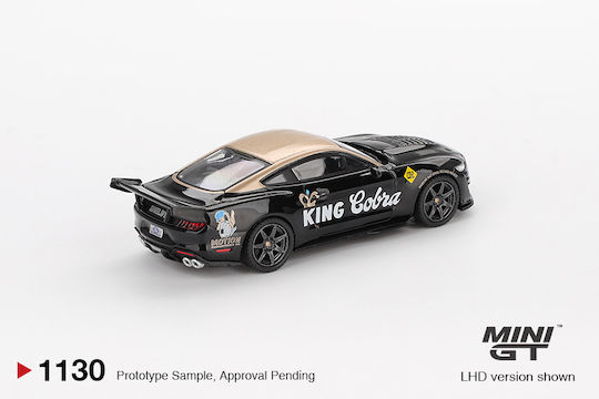 Model Mașină Ford Shelby GT500 Dragon Snake Concept Negru și Auriu 2020 1:64 Mini GT MGT01130-L
