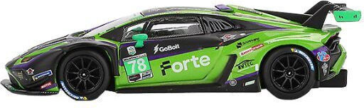 Mașină Lamborghini Huracan Gt3 Evo2 #78 Forte Racing Daytona 24 Ore 2024 Scara 1:64 Mini GT Mgt01062-l
