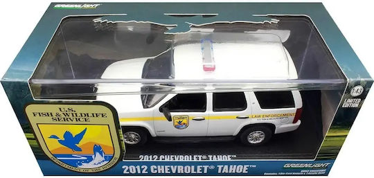Model Mașină Chevrolet Tahoe Al Organismului American pentru Pescuit și Faună Sălbatică U.S Fish & Wildlife An 2012 Scara 1:43 Greenlight