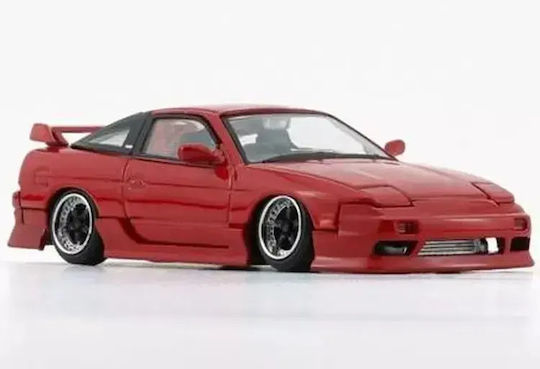 Modell Auto Nissan Silvia 180sx Rotes Maßstab 1:64 BM Creations