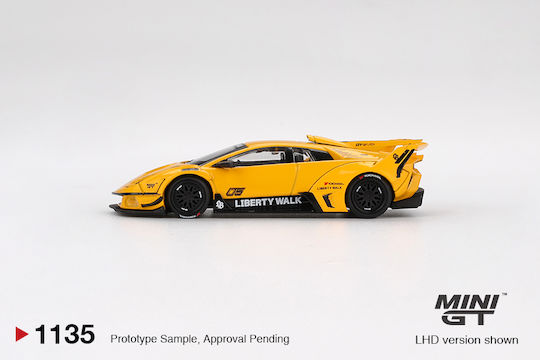 Lamborghini Murcielago Lbsilhouette Works Gt Evo Yellow 2025 Car Model 1:64 Mini GT MGT01135-L