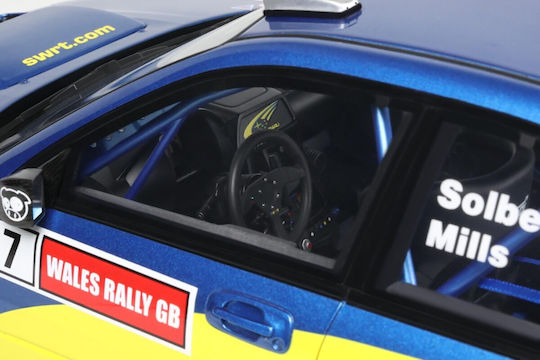 Model Mașină Machetă Subaru Impreza S9 Wrc Albastru P Solberg Raliul Țării Galilor 2003 1.12 Otto Models G092
