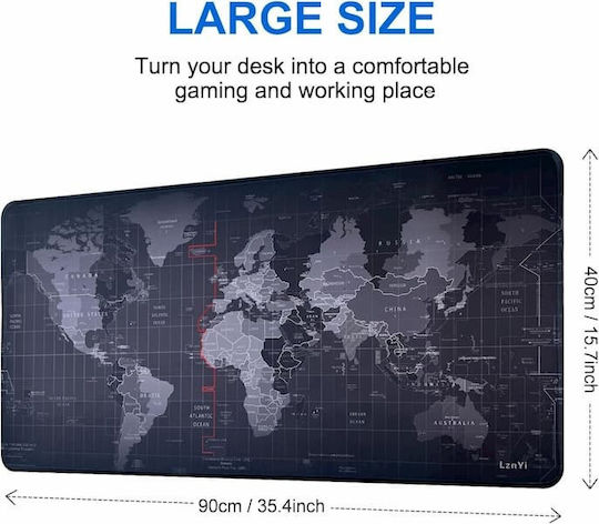 Weltkarte Gaming Mauspad XL (600mm) Map01