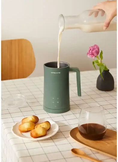 Create Milk Frother Studio Dispozitiv pentru Spumă de Lapte Caldă și Rece cu Acoperire Antiaderentă 580ml