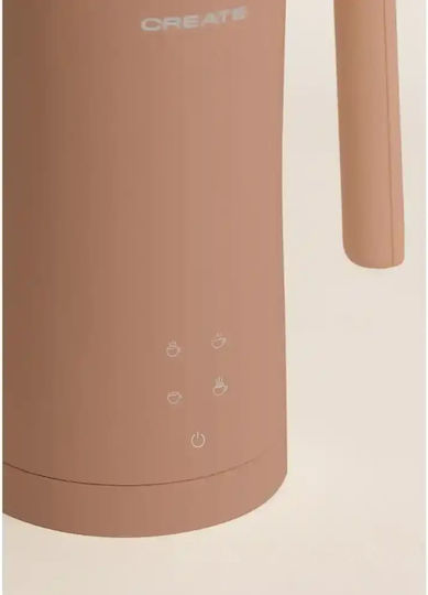 Create Milk Frother Studio Dispozitiv pentru Spumă de Lapte Caldă și Rece cu Acoperire Antiaderentă 580ml