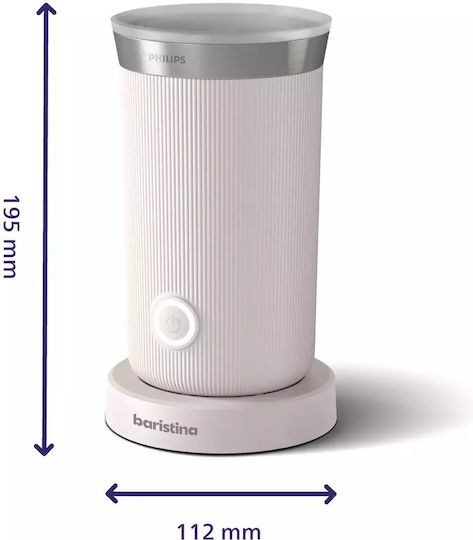 Philips Baristina Device for Hot & Cold Milk Froth with Non-Stick Coating 120ml