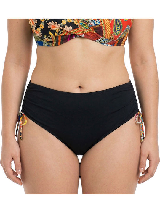 Plus Size Γυναικείο Μαγιό Bikini Μπανέλα Flexfit Cups Μαύρο Plus Size Γυναικείο Μαγιό Bikini Μπανέλα Flexfit Cups Μαύρο