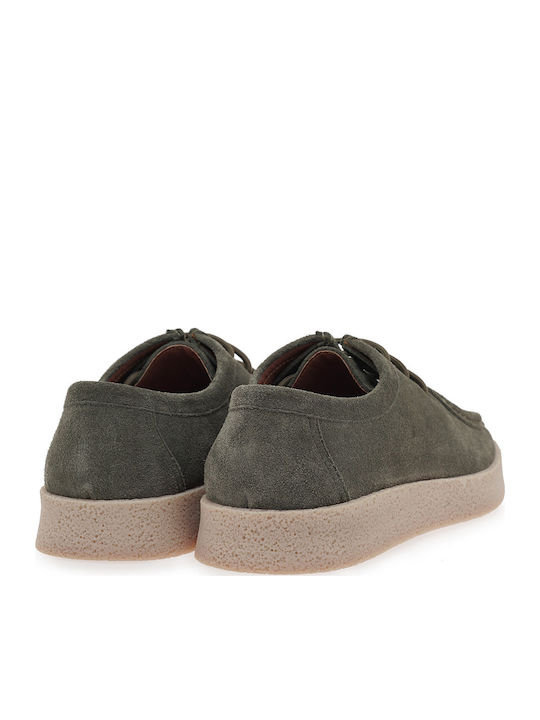 Suede Men's Casual Shoes Green