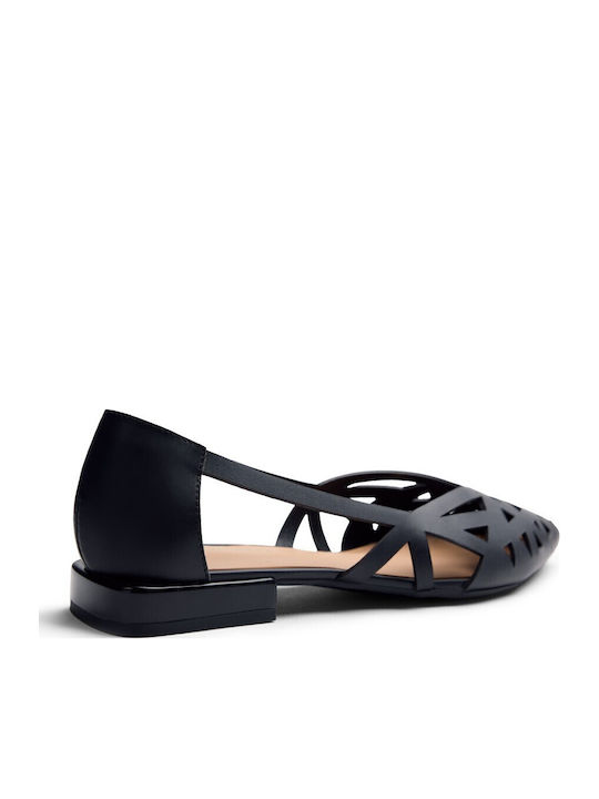 Women's Ballerina Shoes In Black Color