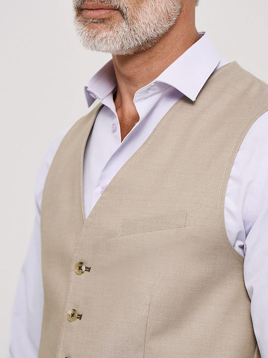 Men’s Vest Beige