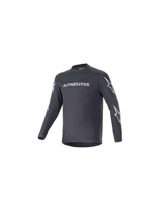 Alpinestars Kinder Lange Ärmel Fahrradtrikot Berg Schwarz