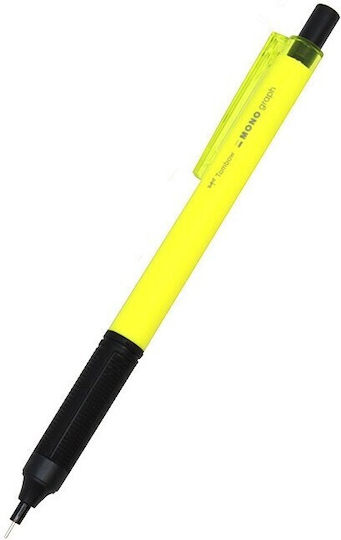 Tombow Mono Graph Lite Mechanical Pencil 0.5mm Neon Yellow Dpa-122d 4901991062694