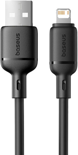 Baseus USB-A към Lightning Кабел Черен 1м P10377702113-00
