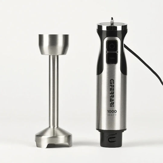 G3Ferrari Handmixer mit Inox-Stab 1000W Schwarze