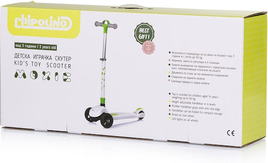 Chipolino Kids 3-Wheel Scooter Gray