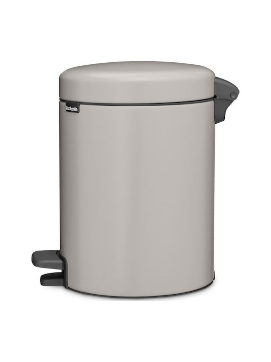 Brabantia Newicon Coș De Gunoi Din Plastic Pentru Baie 5lt Gri