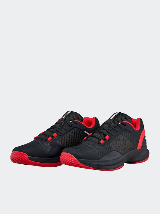 Wilson Hurakn Pro Herren Tennisschuhe Padel Schwarz