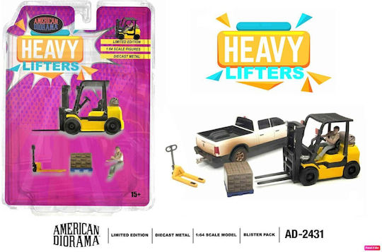 Set Figuri Stivuitor Liza 2025 Scara 1:64 American Diorama Ad-2431