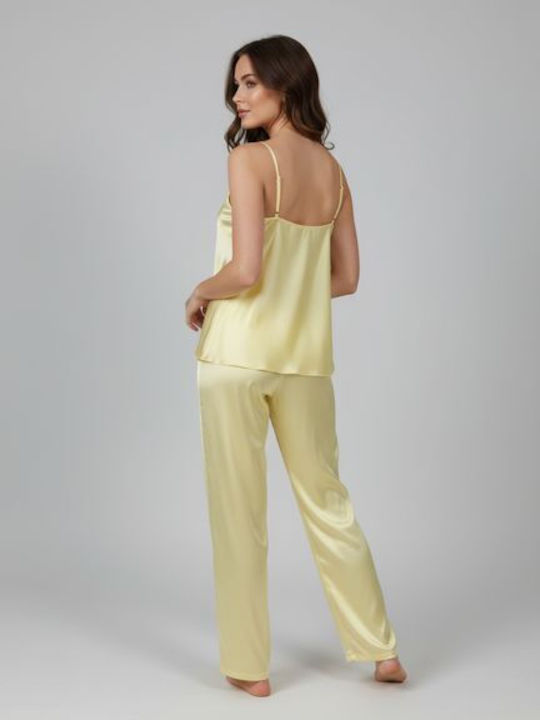 Milena by Paris Summer Women's Pyjama Set Yellow Set9200_5220-Yellow