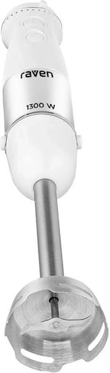 Raven Handmixer mit Inox-Stab 1300W Grau