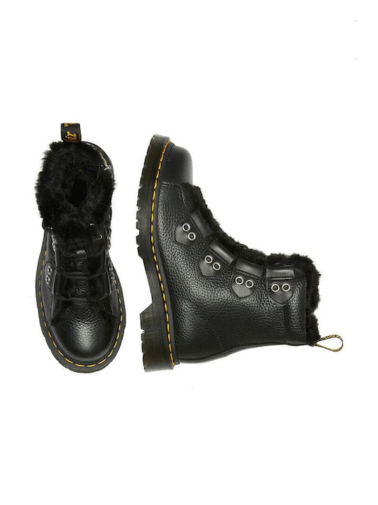 1460 Leder Herrenstiefel Schwarz