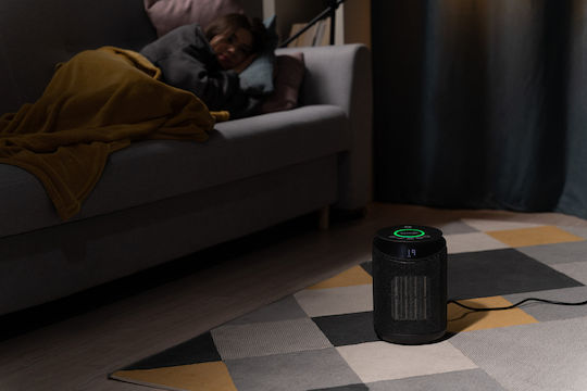 Setti+ Керамичен Аеротермо За Стая Подов Черен 2000W