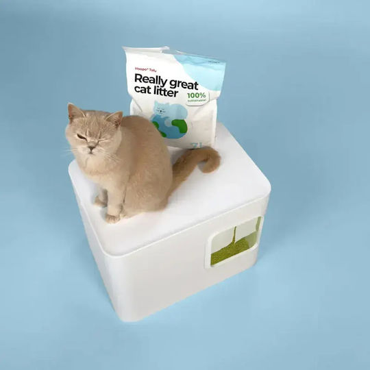 Hoopo Nisip Pentru Pisici Tofu cu Miros Natural 2.5kg