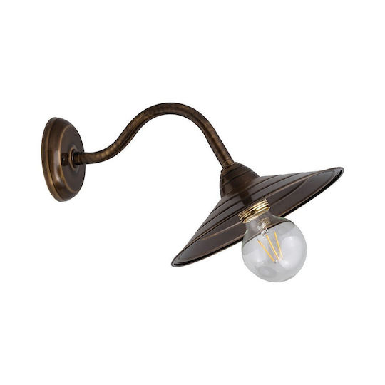 Lido Wall-Mounted Outdoor Bronze Light
