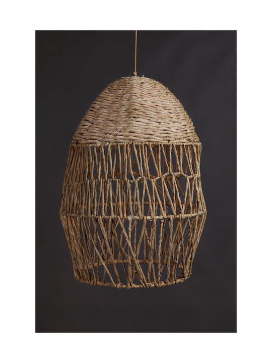 Straw Deckenleuchte mit Lampenbirnensockel E27 52x52cm