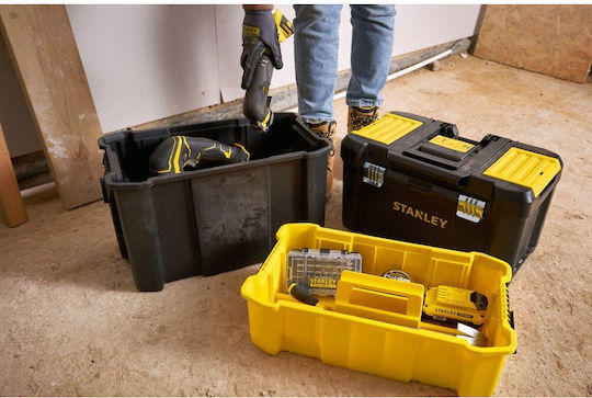 Stanley Essential Stst1-81320 Caz De Unelte Cu Roți Set 2 Bucăți 10 Compartimente
