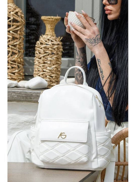 Ari Gorgio Backpack Λευκό