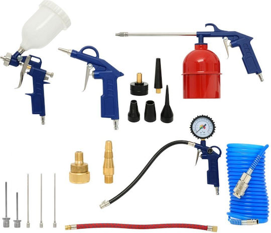 Kraft&dele Kd2100 Pneumatic Tool Set 1/4" 18 Pieces