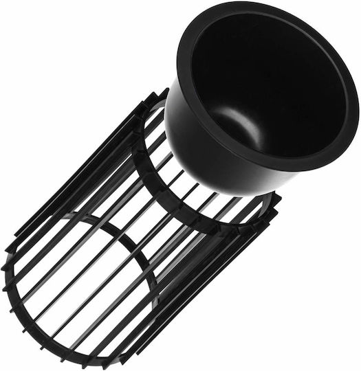Standing Flower Pot Stand Loft Double-sided Black 53.5 Cm + Insert