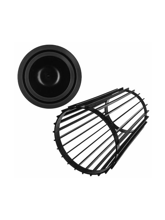 Standing Flower Stand Loft Double-sided Black 39.5 Cm + 2x Insert