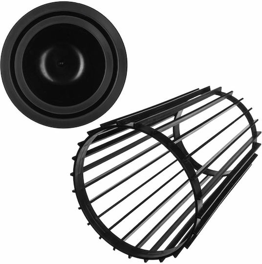 Standing Flower Stand Loft Double-sided Black 39.5 Cm + 2x Insert