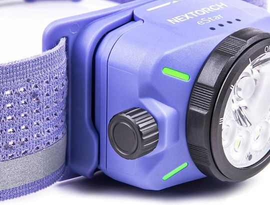 Nextorch Rechargeable LED Head Flashlight IP67 with Maximum Brightness 1200lm