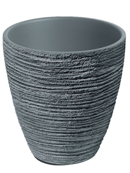 Defora Concrete Gray Plastic Plant Pot 47x47x48cm Defora Concrete Gray Plastic Plant Pot 47x47x48cm