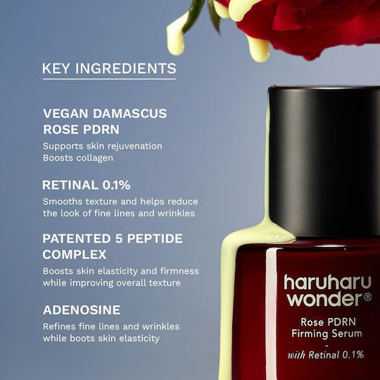 Haruharu Wonder Anti-Aging Face Serum with Retinal & Peptides for Brightening & Firming 30ml